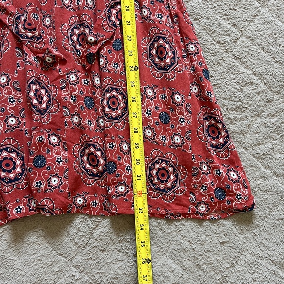 NWT Francesca's Blue Rain Boho Halter‎ Dress Juniors Size 14 - Picture 4 of 6